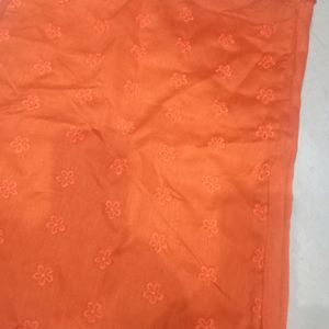 Orange Blouse Material