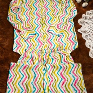 Zigzag Pattern Beautiful Co-ord Set