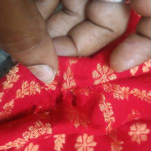 Amazing Red Colour Cotton Kurta