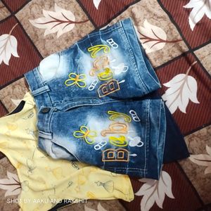 Baby girl top and shorts