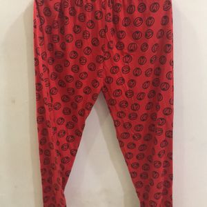 Iron Man Red Long Pyjama Pants For Women