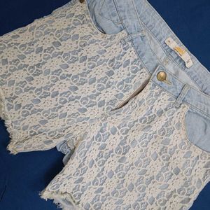 Forever Young Denim Shorts