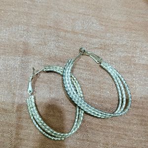 Silver Hoop Earrings