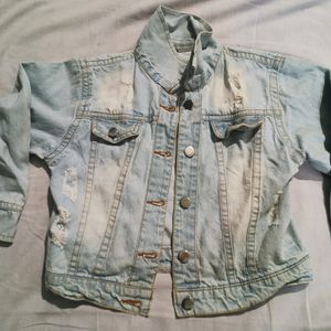 Crop Denim Jacket