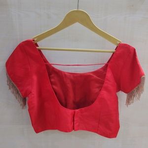 Cherry Red Blouse