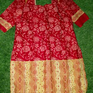 New Cotton Kurti Salwar Set For Women