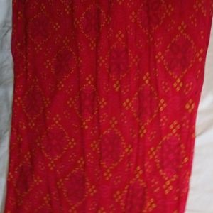 Red Cotton Kurti