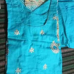 Cotton Salwar Kurti Dupatta Set