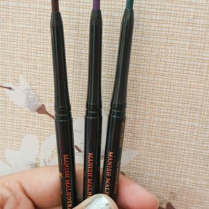 Combo Of 3 Manish Malhotra Eyeliner Kajal