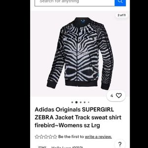 Adidas Originals SUPERGIRL ZEBRA Jacket Track swea