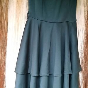 Bottle green   party dress