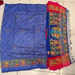 Chunari Fancy Saree With Beautiful Jari and Stone