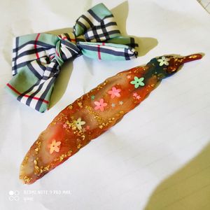 Resin Feather Bookmark