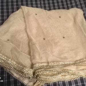 Golden Net Dupatta