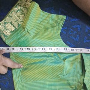 Green Kanjeevaram Blouse Sz 36"