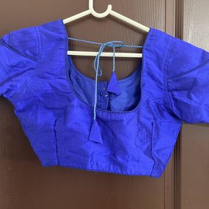 Navy Blue Readymade Blouse - Used Only Once