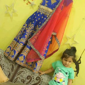 Embroidered Gown For Kids(Girl)💙