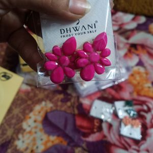 Earring Stud Pink