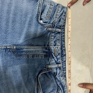 Straight Fit Slit Cut Jeans