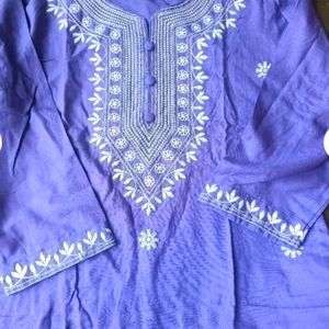 Full Embroidery Women 3 Piece Kurta Set M size