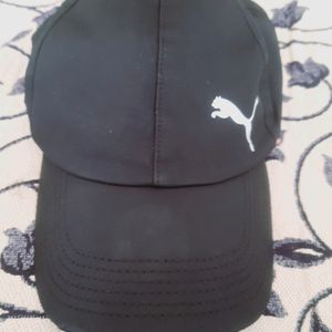 Puma Unisex Sports Cap Black And White Combo