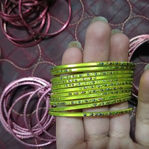 1bridal And 10 Daily Wear Bangles Set