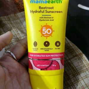 Mamaearth Beetroot sunscreen Spf 50+ Used 2 Time