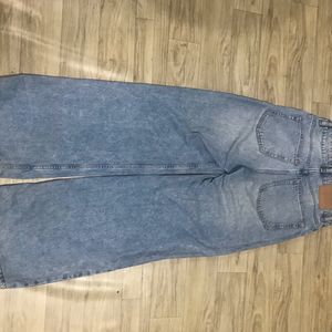 H&M High Waisted Wide Leg Jeans