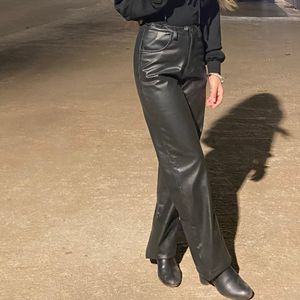 Black Leather Pants