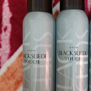 Avon Combo 2 Body Spray Black Suede Touch