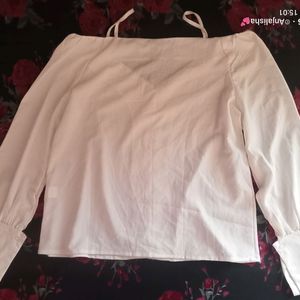 Harpa Casual Cuffed Sleeves Top