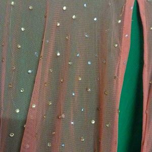 Sale 200Very Beautiful Daimond And Heavy Work Gown