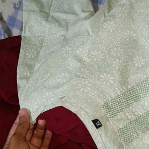 Cotton Kurta Pant With Dupatta