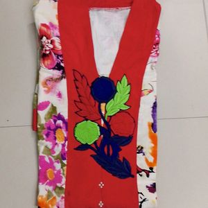 Pure Cotton Kurti Set 3 Piece Dupatta Plazo