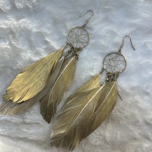 FUNKY FEATHER EARRINGS