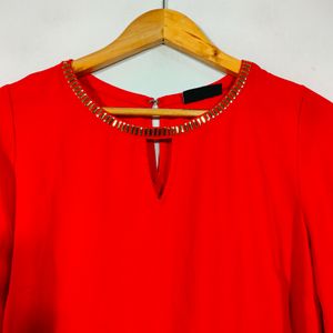 Red Casual Top (Women's)