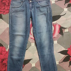 Blue Slim Fit Jeans (Slightly Skinny)