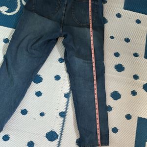 Denim Skinny High Waste Jeans