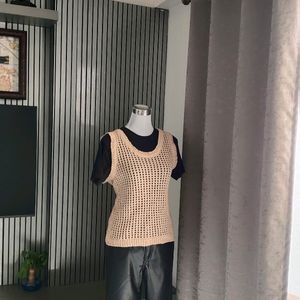 Crochet Woolen Vest