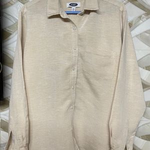 Unisex Beige Shirt