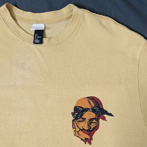 Combo: Tupac And kendrick Drop Shoulder Tshirt