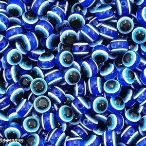 50 Pcs Evil Eyes 8mm Size