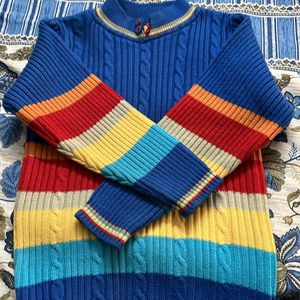 Blue Sweater For Boys Aged 4-8