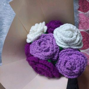 Crochet Rose (Bouquet Of 7)