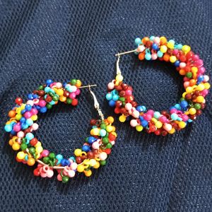 Multicolored Bali Earing