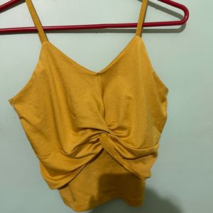 Crepe Top Yellow