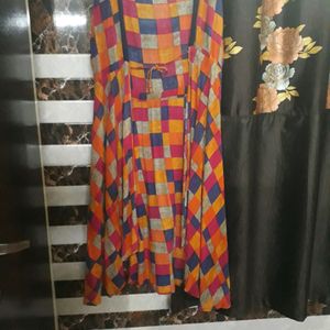 Multi Colour Frock Style Shrug