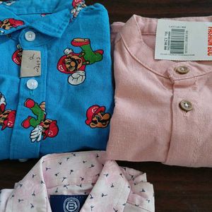 5 Set Of Brand New Baby Boys Shirt