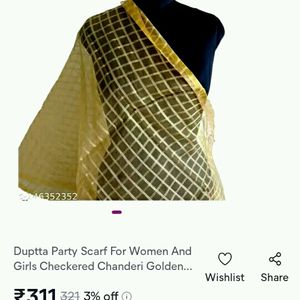 Golden Dupatta