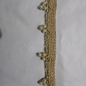 9 Meter Gold Pearl Lace